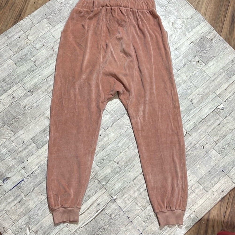 FP Movement "In the Slick of It" velour harem pants - Picture 3 of 6